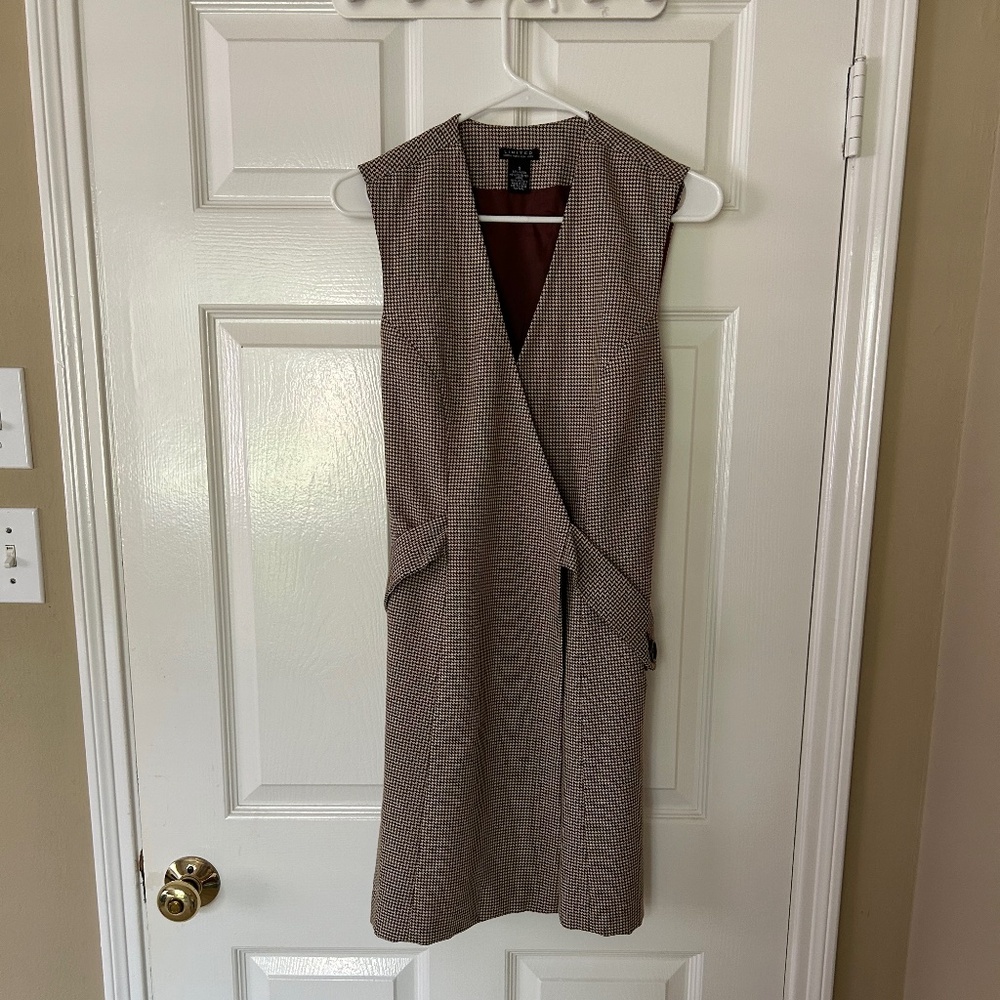 Vintage Limited Houndstooth Wrap Dress
